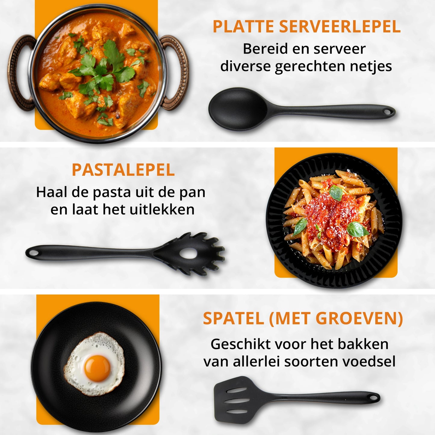 Keukengerei Set Met Houder 25 Delig Siliconen Kookgerei Set