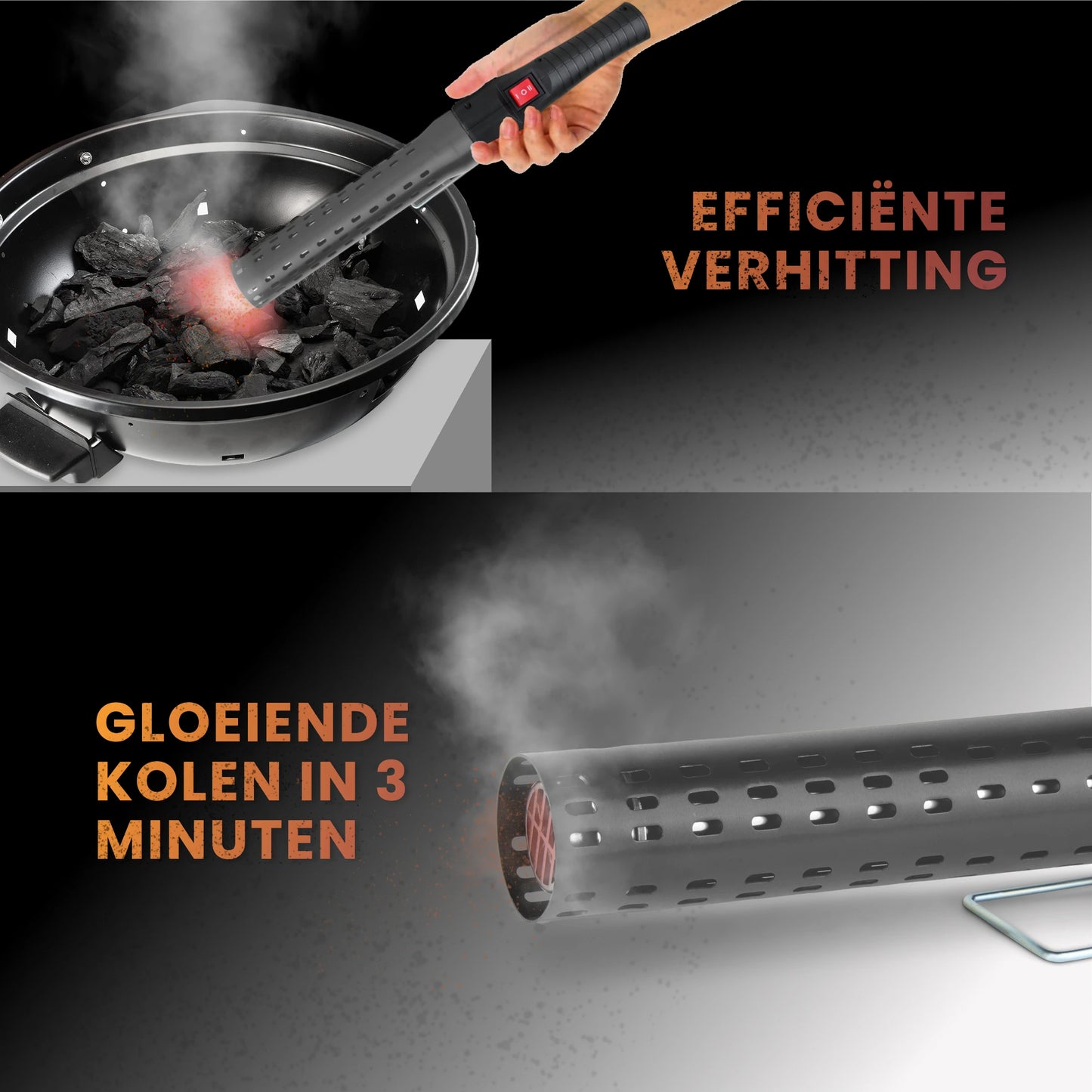 Master Knives Elektrische BBQ Aansteker/Starter Grijs