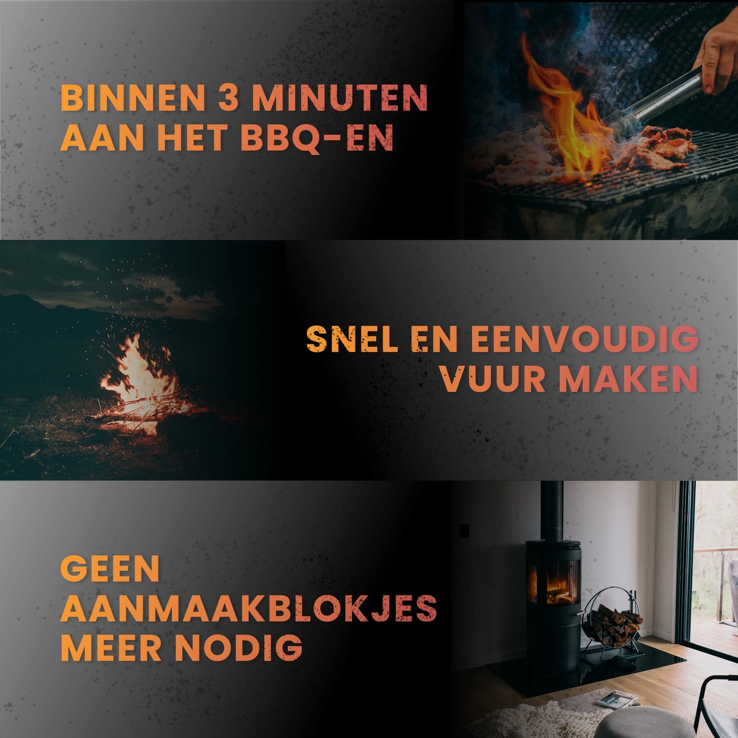 Master Knives Elektrische BBQ Aansteker/Starter Grijs