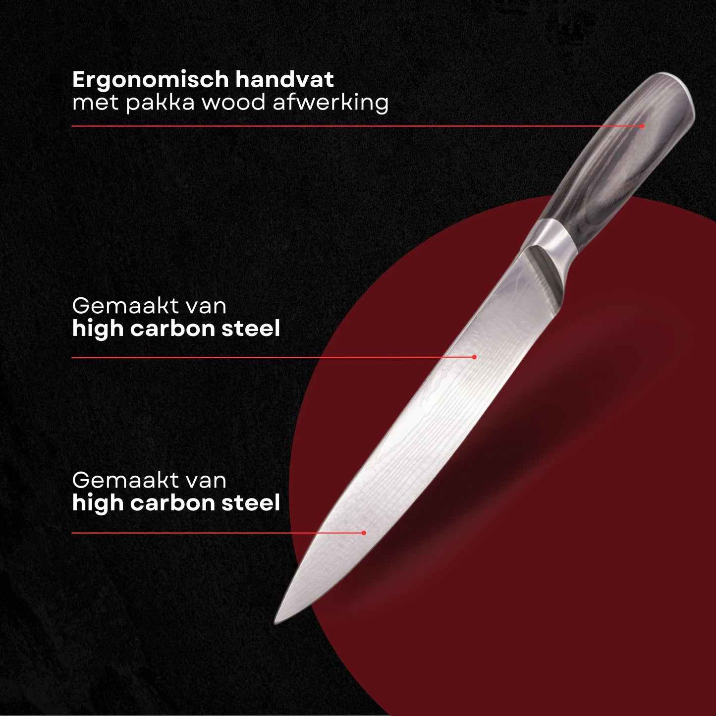 Master Knives 10 Delige Professionele Koksmessen set