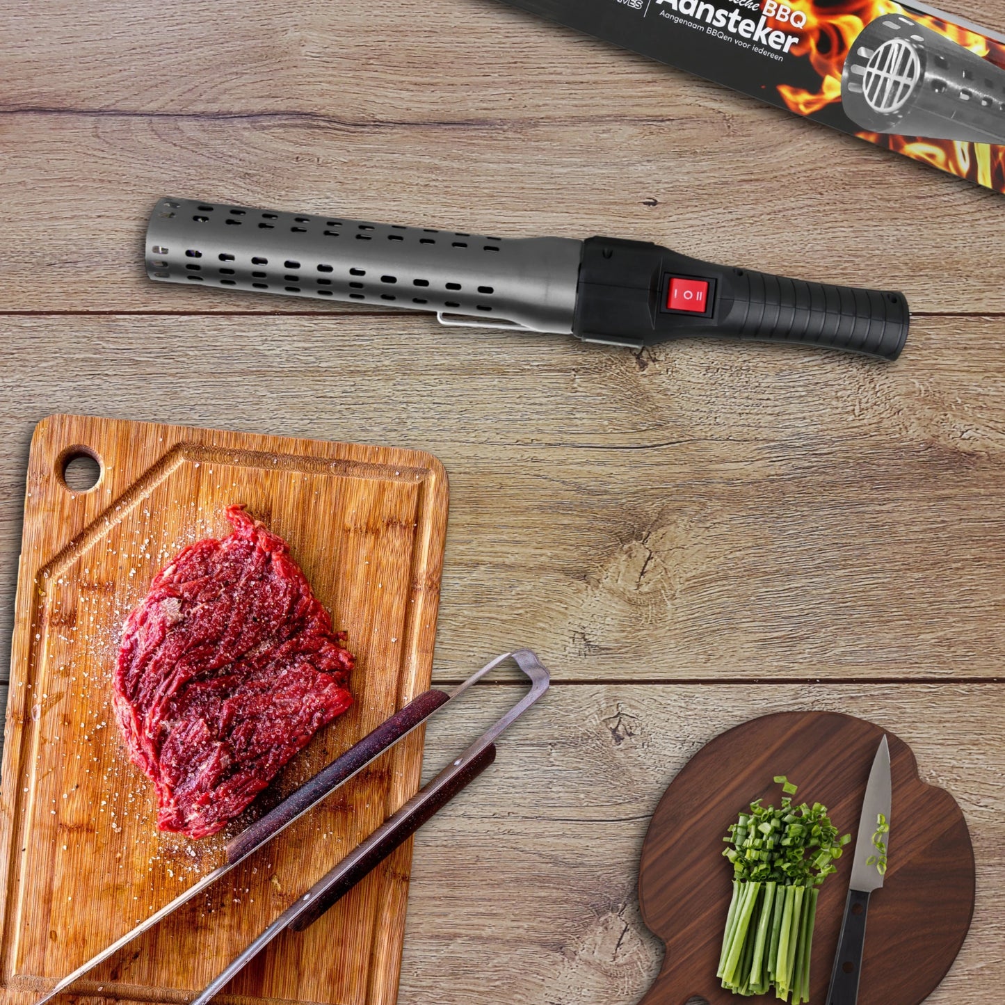Master Knives Elektrische BBQ Aansteker/Starter Grijs