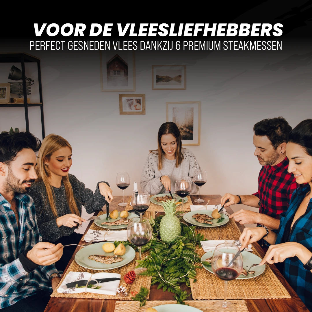 Master knives messenset met blok 14 delig