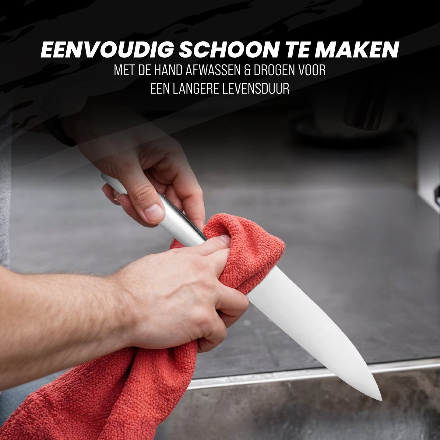 Master knives messenset met blok 15 delig