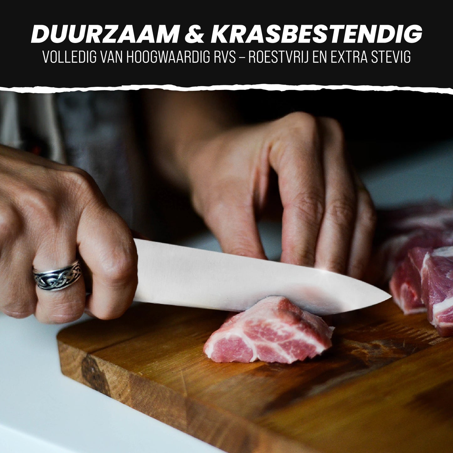 Master knives messenset met blok 15 delig