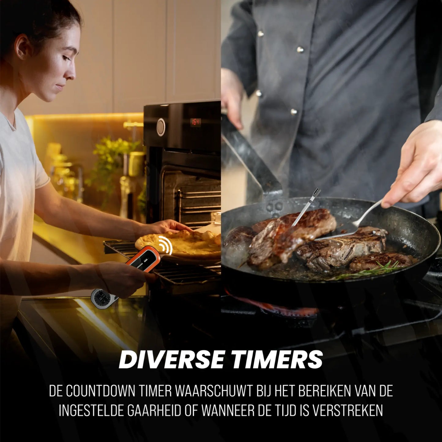 Master Knives Digitale BBQ Thermometer Draadloos