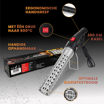 Master Knives Elektrische BBQ Aansteker/Starter Zilver