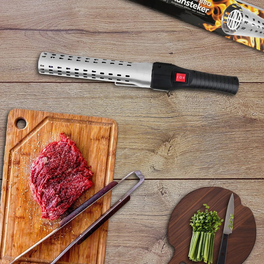 Master Knives Elektrische BBQ Aansteker/Starter Zilver