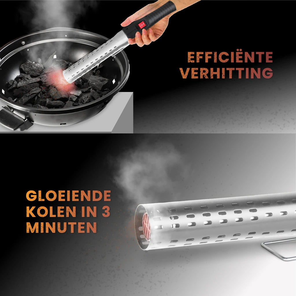 Master Knives Elektrische BBQ Aansteker/Starter Zilver