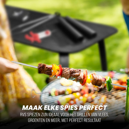 17 Delige BBQ Accessoires en Gereedschap Set gemaakt van RVS