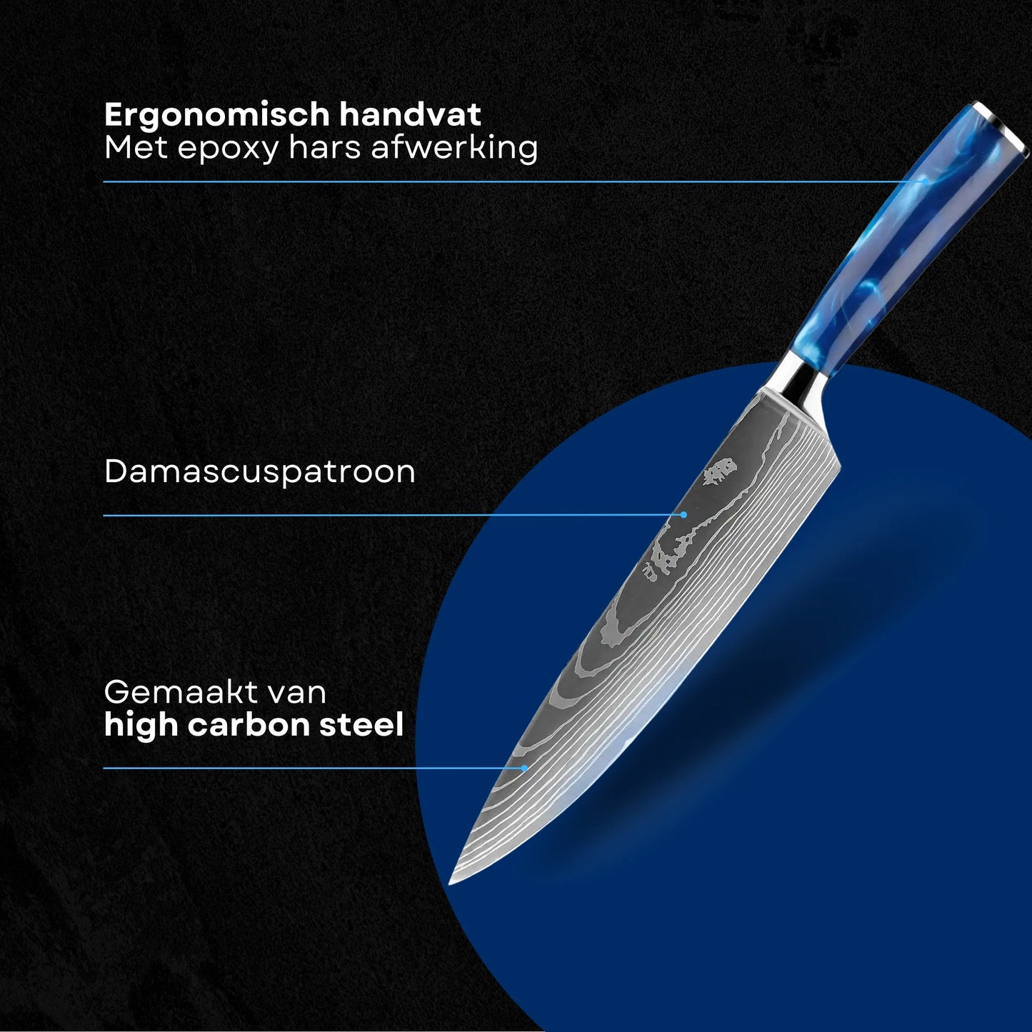 Master Knives 10 Delige Professionele Koksmessen set