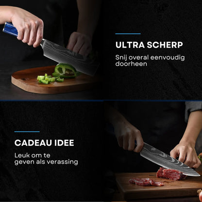 Master Knives 10 Delige Professionele Koksmessen set