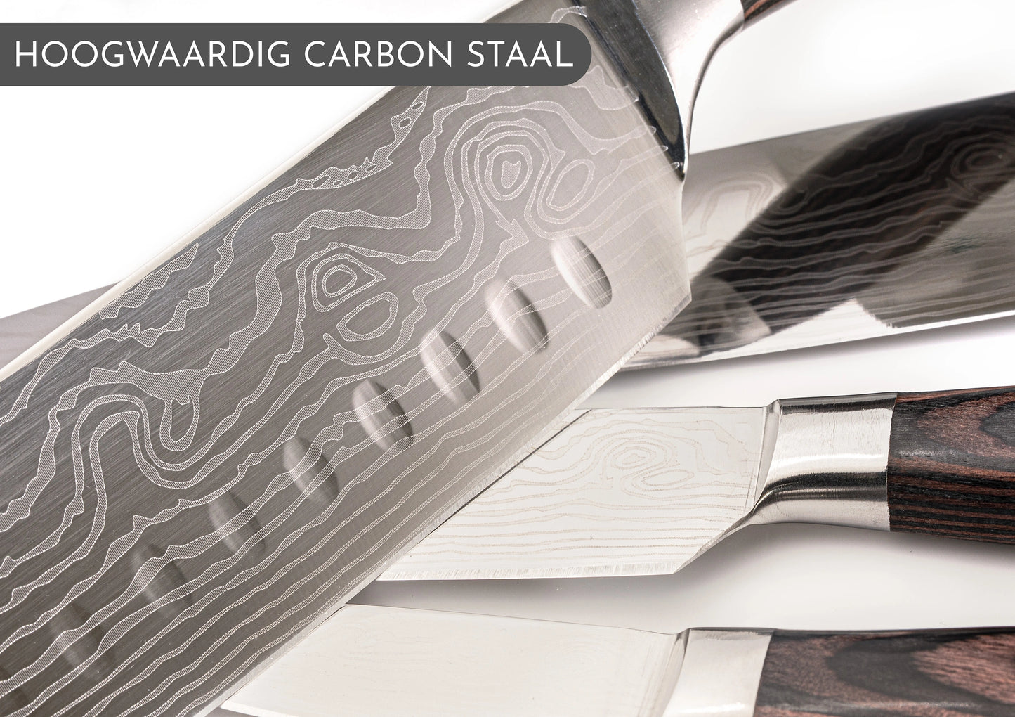 Master Knives 4 Delige Koksmessen Set