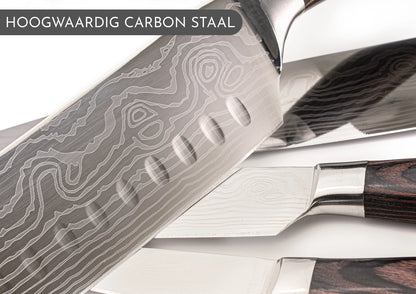 Master Knives 4 Delige Koksmessen Set