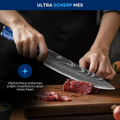 Master Knives 10 Delige Professionele Koksmessen set