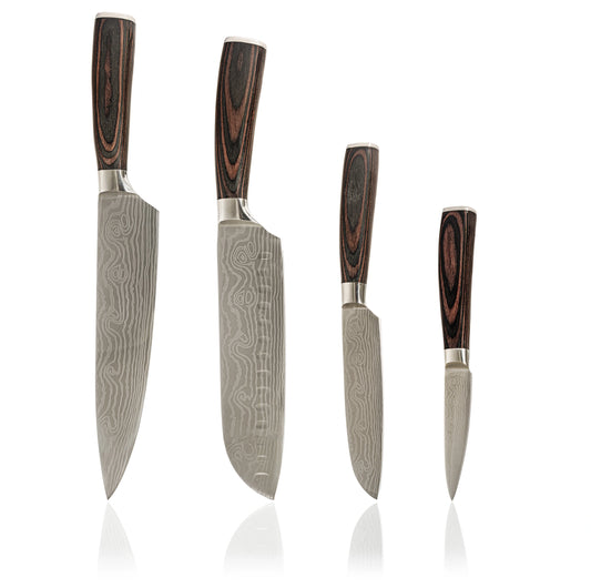 Master Knives 4 Delige Koksmessen Set