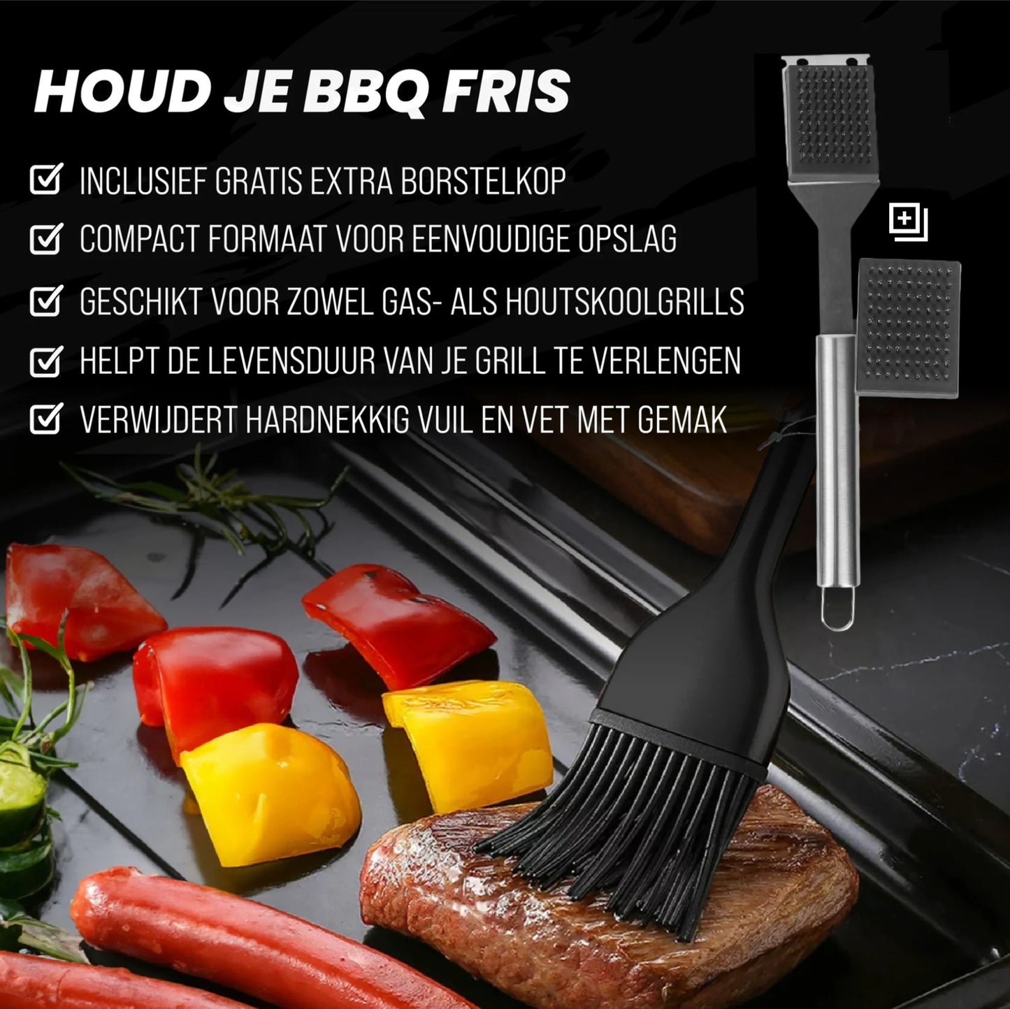 42 Delige BBQ Accessoires en Gereedschap Set gemaakt van RVS