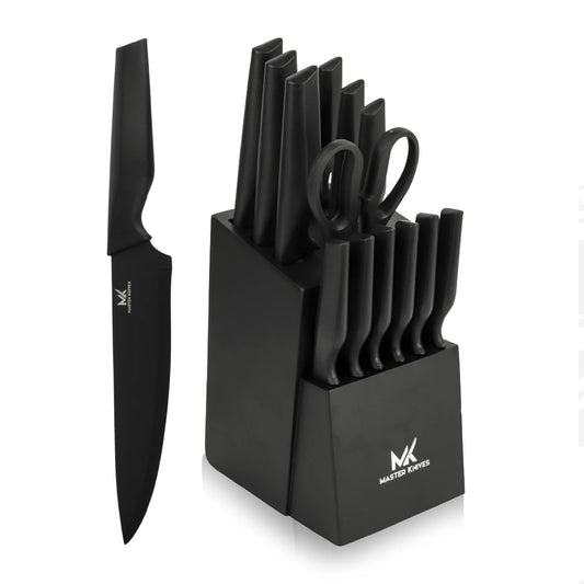 Master knives messenset met blok 14 delig